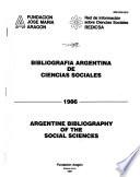 Bibliografía argentina de ciencias sociales