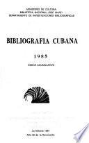 Bibliografía cubana