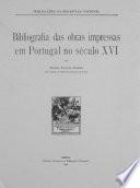 Bibliografia das obras impressas em Portugal no século XVI