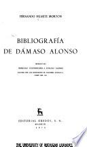 Bibliografía de Dámaso Alonso