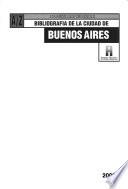 Bibliografía de la Ciudad de Buenos Aires