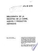 Bibliografía de la industria de la carne, huevos y productos derivados