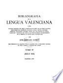 Bibliografía de la lengua valenciana