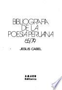 Bibliografía de la poesía peruana, 65/79