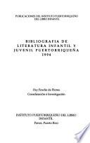 Bibliografía de literatura infantil y juvenil puertorriqueña, 1994