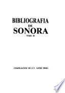 Bibliografía de Sonora