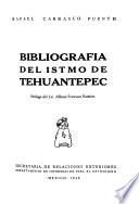 Bibliografía del Istmo de Tehuantepec