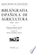 Bibliografia española de agricultura (1495-1900)
