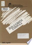 Bibliografía española