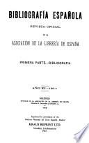 Bibliografia española