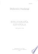 Bibliografía española