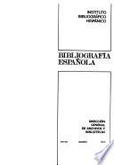 Bibliografía española