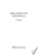 Bibliografía española