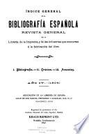 Bibliografía española