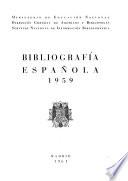 Bibliografía española