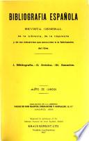 Bibliografia española