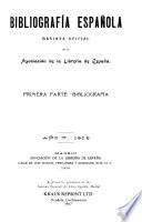 Bibliografía española
