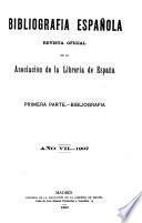 Bibliografía española