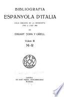 Bibliografia espanyola d'Italia
