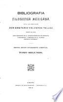Bibliografía filosófica mexicana