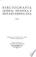Bibliografía general española e hispano-americana