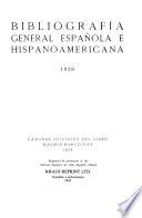 Bibliografía general española e hispanoamericana