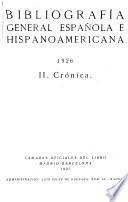 Bibliografía general española e hispanoamericana