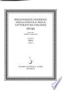 Bibliografia generale della lingua e della letteratura italiana
