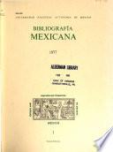 Bibliografía mexicana