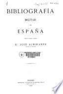 Bibliografía militar de España
