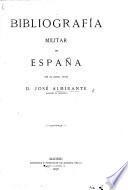 Bibliografía militar de España