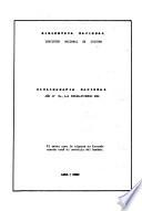 Bibliografía nacional - Biblioteca Nacional