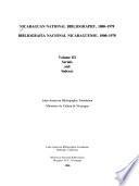 Bibliografía Nacional Nicaragüense, 1800-1978