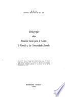 Bibliografía sobre bienestar social para la niñez, la familia y las comunidades rurales