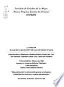 Bibliografía sobre mujer en El Salvador (1902-1994)
