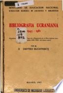 Bibliografía ucraniana, 1945-1961