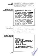 Bibliografía venezolana