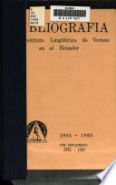 Bibliographía del Instituto Lingüístico de Verano en el Ecuador, 1955-1980