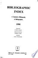 Bibliographic Index