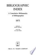Bibliographic Index