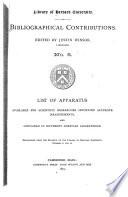 Bibliographical Contributions