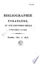 Bibliographie étrangère