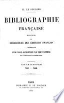 Bibliographie française