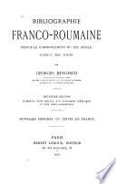 Bibliographie franco-roumaine du xixe siècle