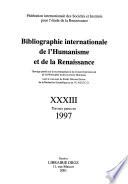 Bibliographie internationale de l'Humanisme et de la Renaissance