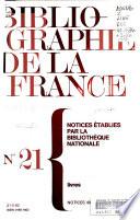 Bibliographie nationale française
