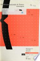 Bibliographie nationale française