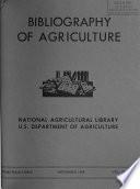 Bibliography of Agriculture