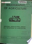 Bibliography of Agriculture