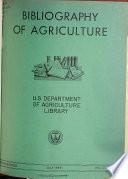 Bibliography of Agriculture